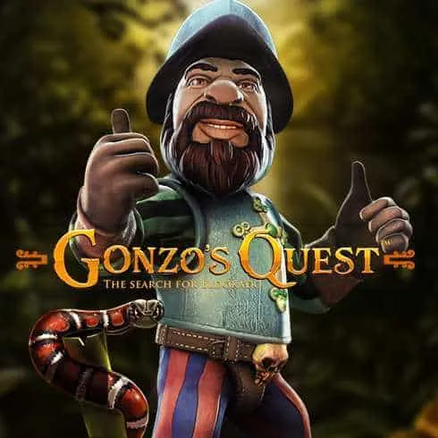 Gonzo's Quest pokie at Rainbow Spins Casino